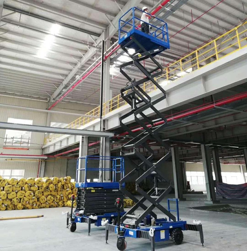 蚌埠助力行走剪叉式高空作业平台